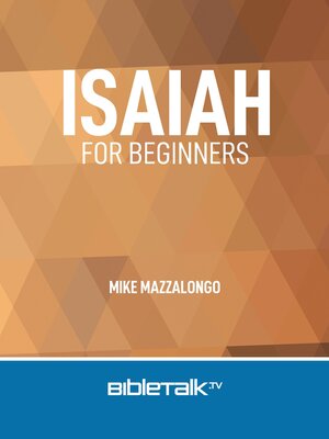 cover image of Isaiah for Beginners